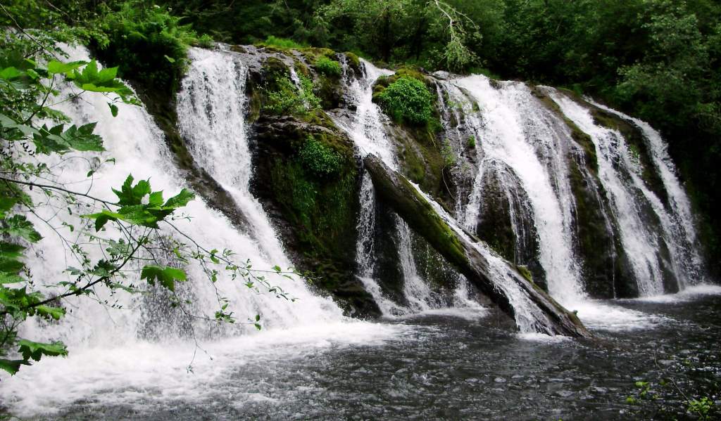 Mountains, Lakes, and Waterfalls